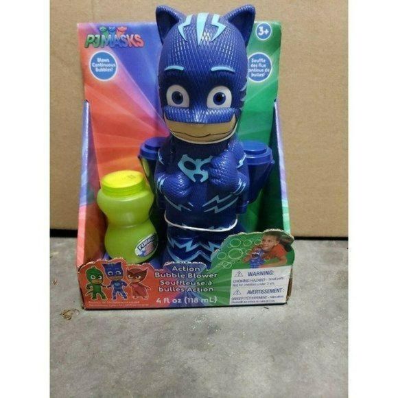 Nickelodeon PJ Masks Catboy Action Bubble Blower with Bubbles Outside Play Toy - Picture 2 of 9